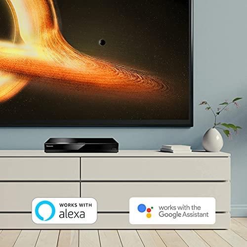 Panasonic Panasonic Streaming 4K Blu Ray Player, Ultra HD Premium Video Playback with Hi-Res Audio, Voice Assist - DP-UB420-K (Black)