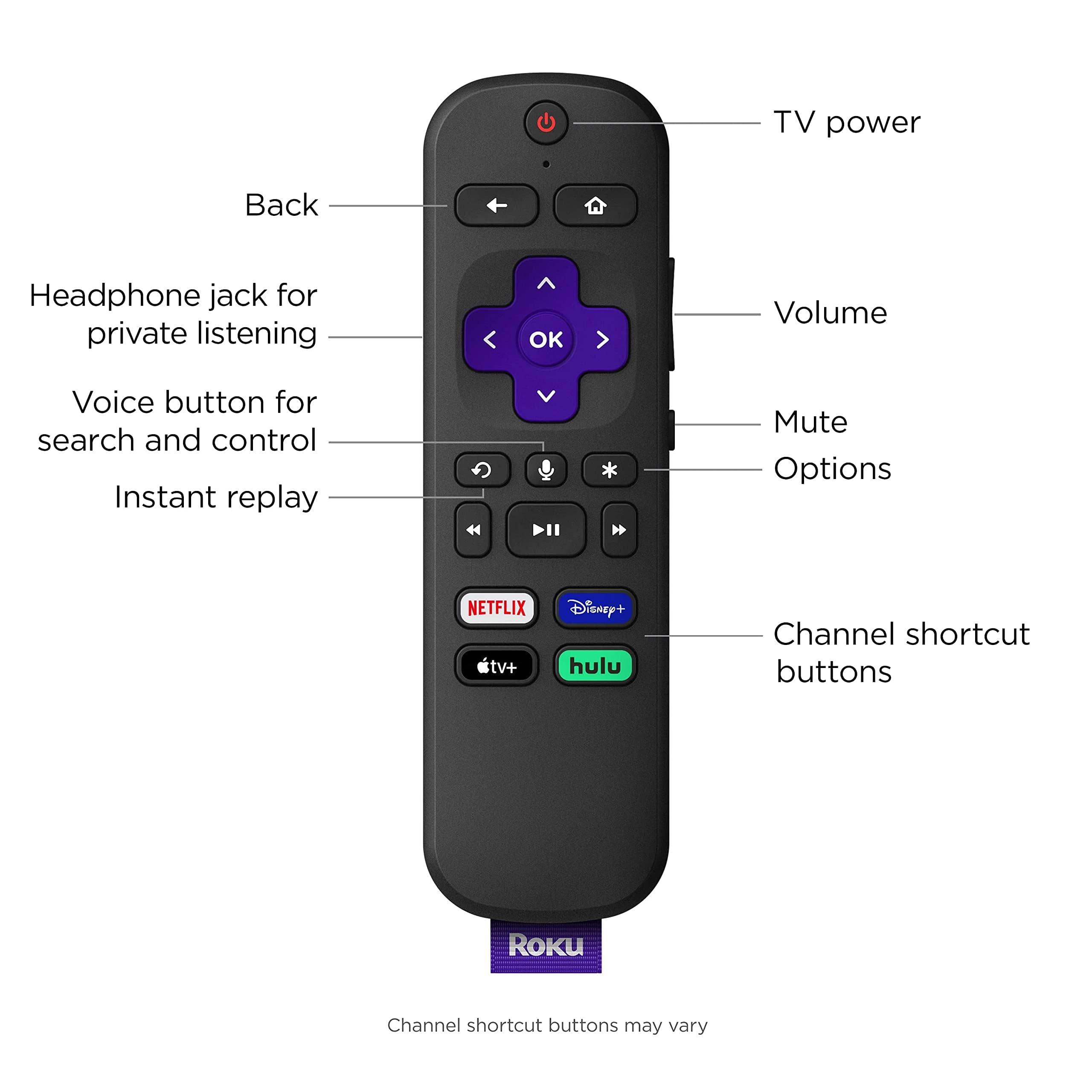Roku Roku Ultra LT (2023) HD/4K/HDR Dolby Vision Quad-Core Streaming Player with HDMI Cable, Headphones, Voice Remote w/ Private Listening, Ethernet