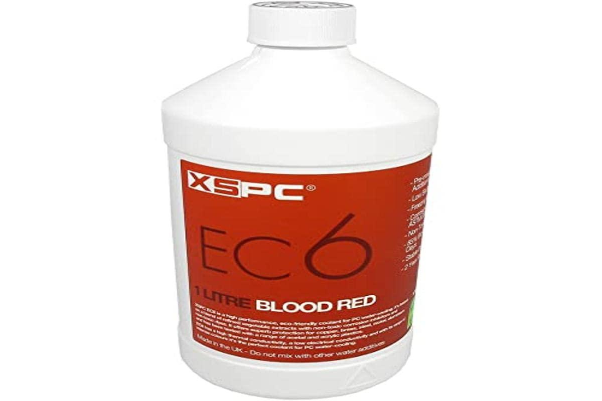XSPC XSPC EC6 High Performance Premix PC Coolant, Translucent, 1000 mL, Blood Red