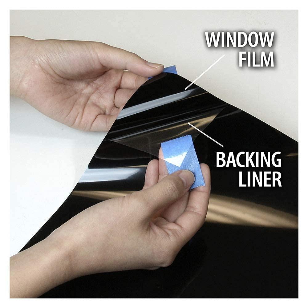 Buydecorativefilm BDF S4MB05 Window Film Security and Daytime Privacy 4 Mil Black 5 (Very Dark) - 24in X 25ft