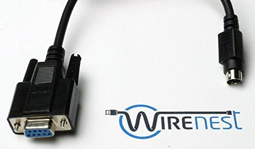 Wirenest Wirenest 3ft VISCA PTZ Camera Control Cable for Sony EVI/BRC/SRG Series RS232 8 Pin Mini DIN to DB9F Serial