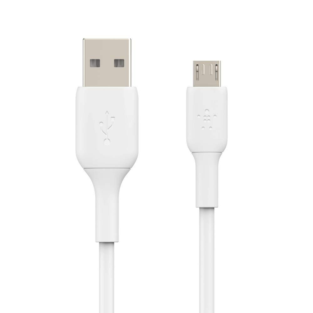 Belkin Belkin CAB005bt1MWH 3.3-Foot BOOSTCHARGE USB-A to Micro-B (White)