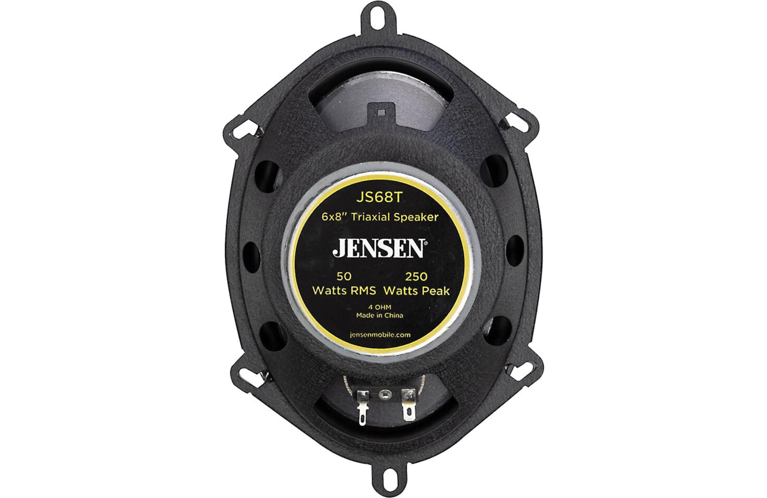 Jensen Pair of 5x7 / 6x8 Full Range 50W RMS 4-Ohm Jensen JS68T 3-Way Speakers by Jensen