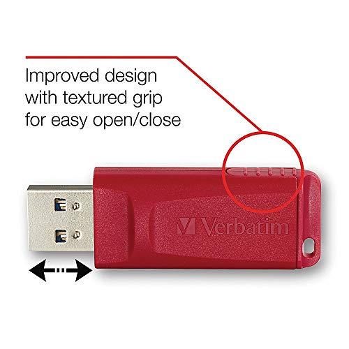 Verbatim Verbatim Store \'n\' Go 16GB USB 2.0 Flash Drive, Assorted Colors, 4-Pack
