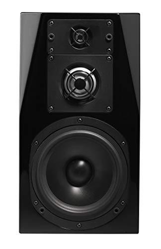 NHT NHT C Series C-3 Premium Home Theater 3-Way Bookshelf Speaker - Clean, Hi-Res Audio | Sealed Box | Aluminum Drivers | Single Unit, High Gloss Black