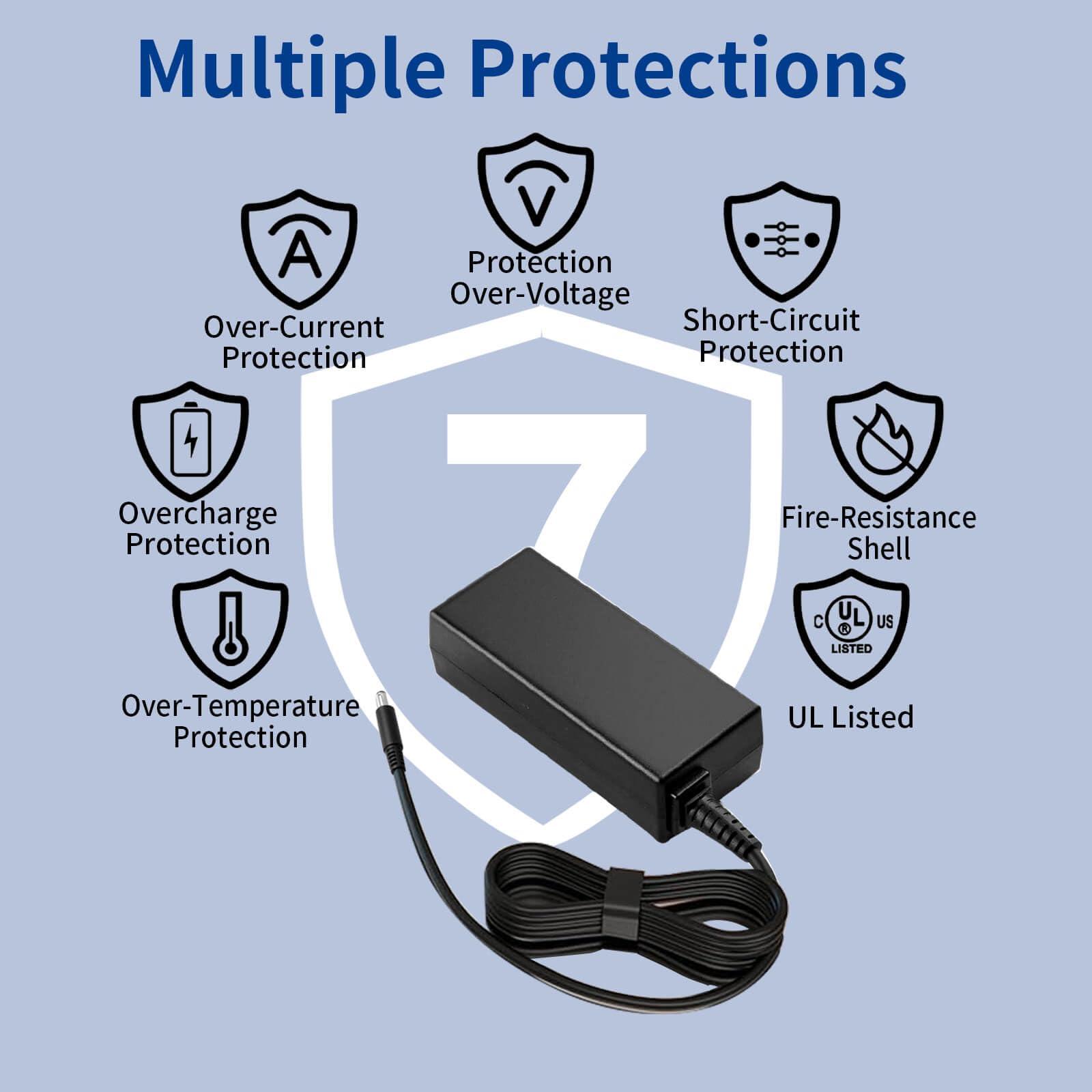 ZAYAUPVL 65W 19V 3.42A Laptop Charger for Toshiba Satellite C55 C55D C55T C655 C655D C675 C855 C855D L55 L655 L675 L745 L755 L775D L855 P755 P845T P855 P875 Portege Z30 Z930 Z830 Power Supply Cord