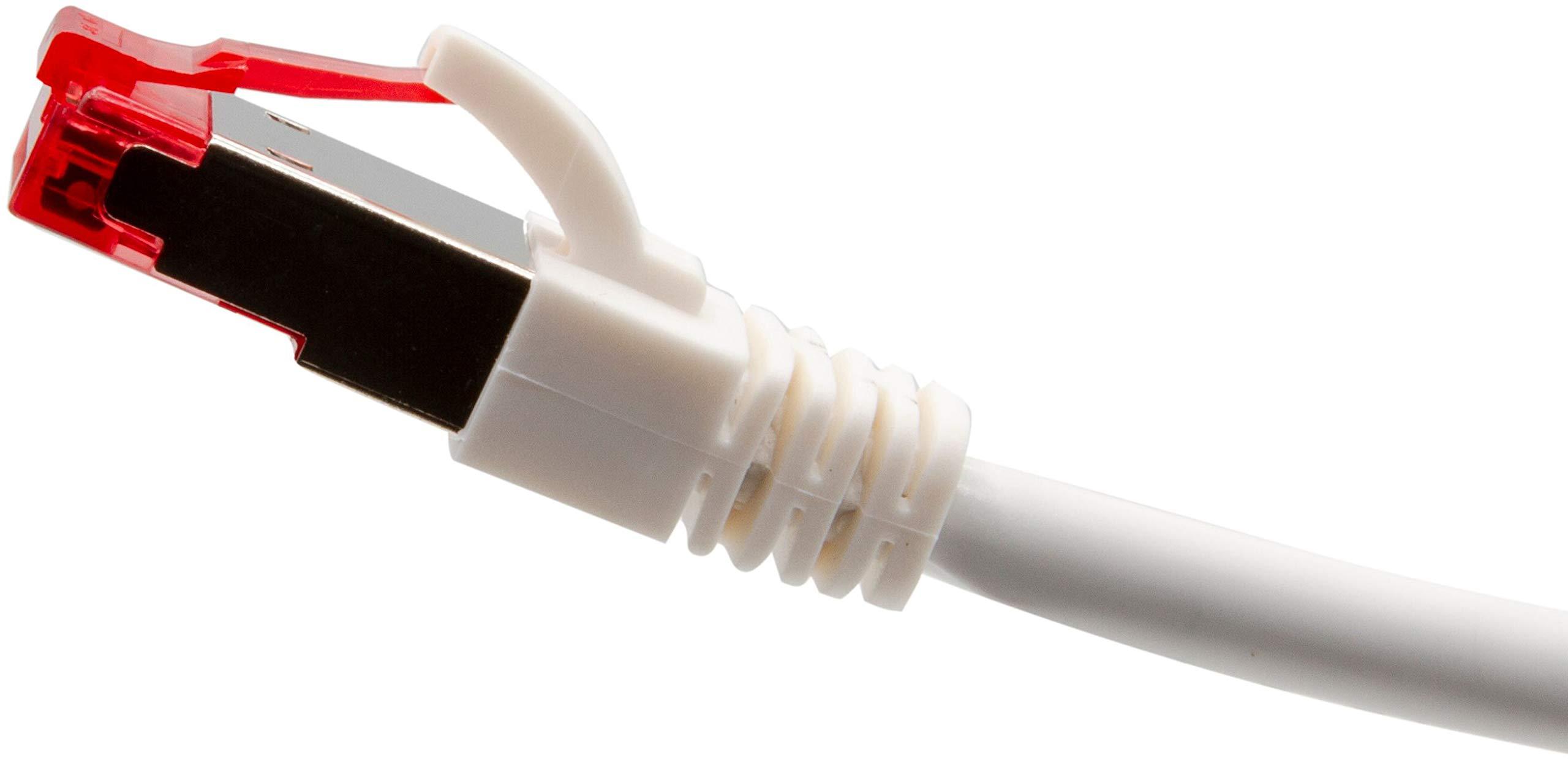 Triplett Triplett 75' White CAT6A 10GBPS Professional Grade SSTP 26AWG Patch Cable (CAT6A-75WH)