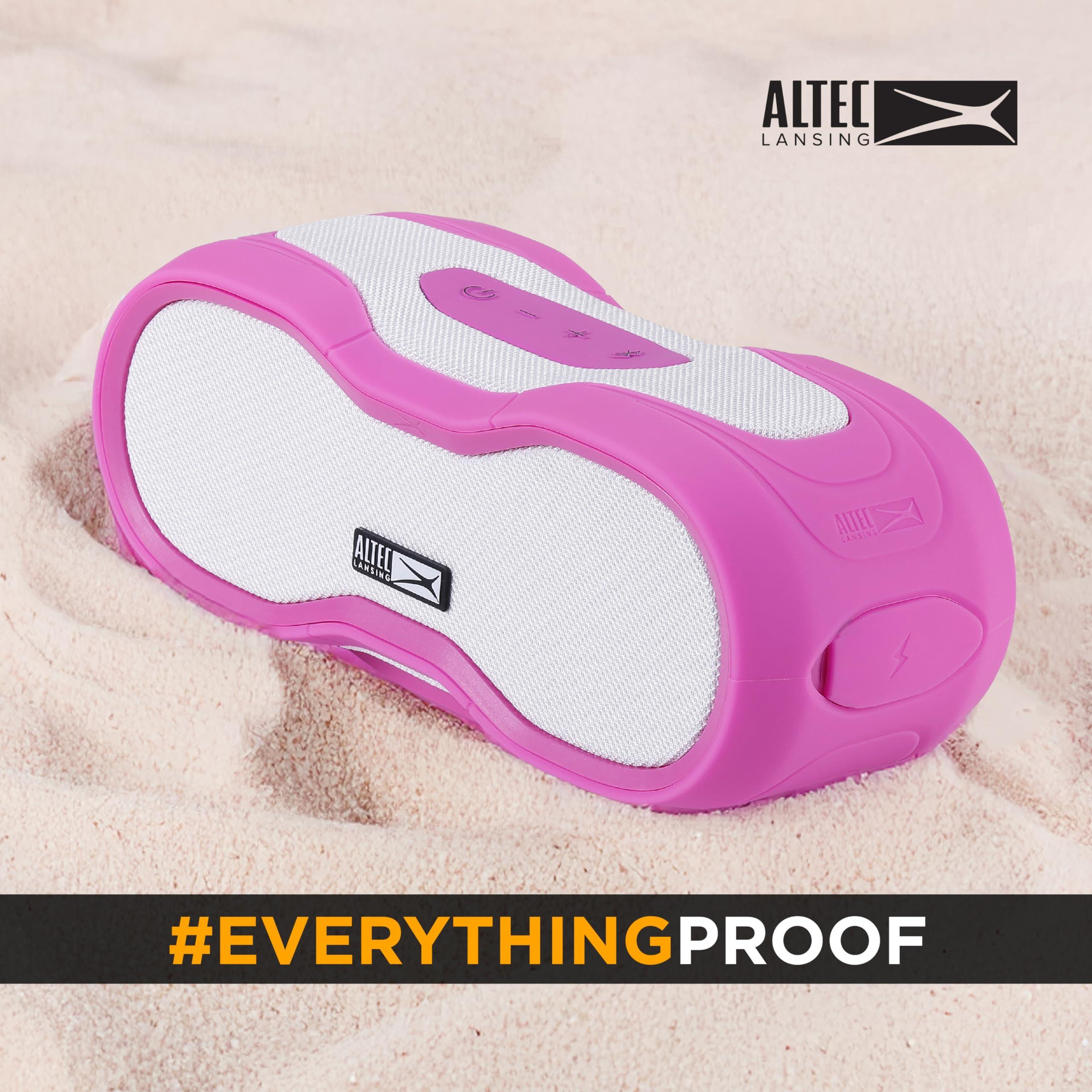 Altec Lansing Altec Lansing BoomJacket XL Wireless Bluetooth Speaker, Magnetic Waterproof Speaker, IPX7 Outdoor Speaker with 24H Playtime, Portable Speaker with Carabiner, Mountable, Quick Charge