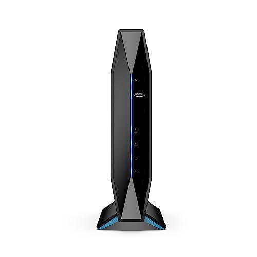 Linksys Linksys AX1800 Wi-Fi 6 Router Home Networking, Dual Band Wireless AX Gigabit WiFi Router, Speeds up to 1.8 Gbps and coverage 1,500 sq ft, Parental Controls, maximum 20 devices (E7350)