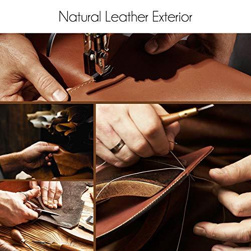 CaseBot CaseBot Leather Case for Kindle Oasis (10th and 9th Gen, 2019 and 2017 Release) - Slim Fit Protective Cover, Black