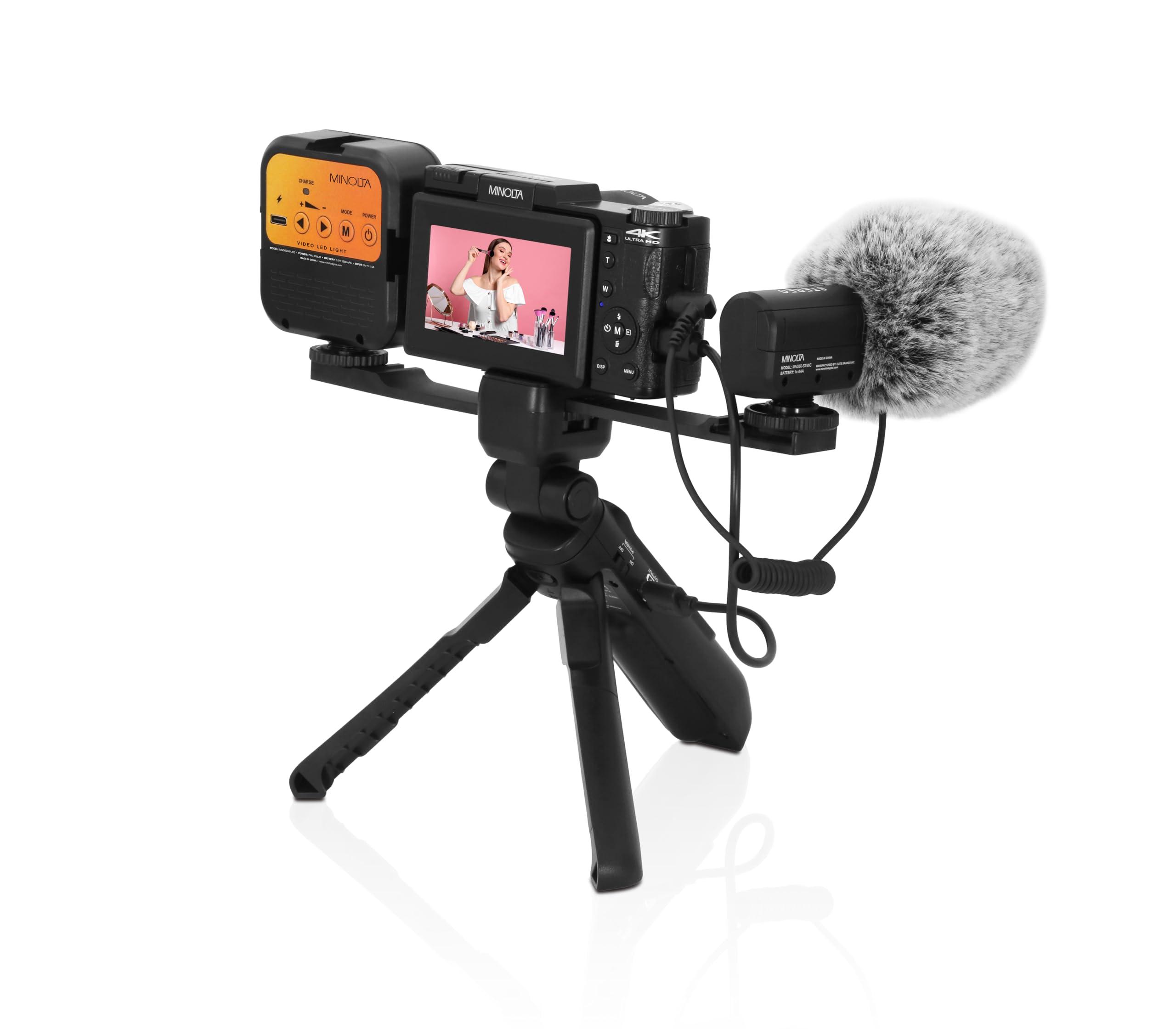 Minolta Minolta MND60V 64 MP Autofocus / 4K60FPS Ultra HD VLOG Camera Kit