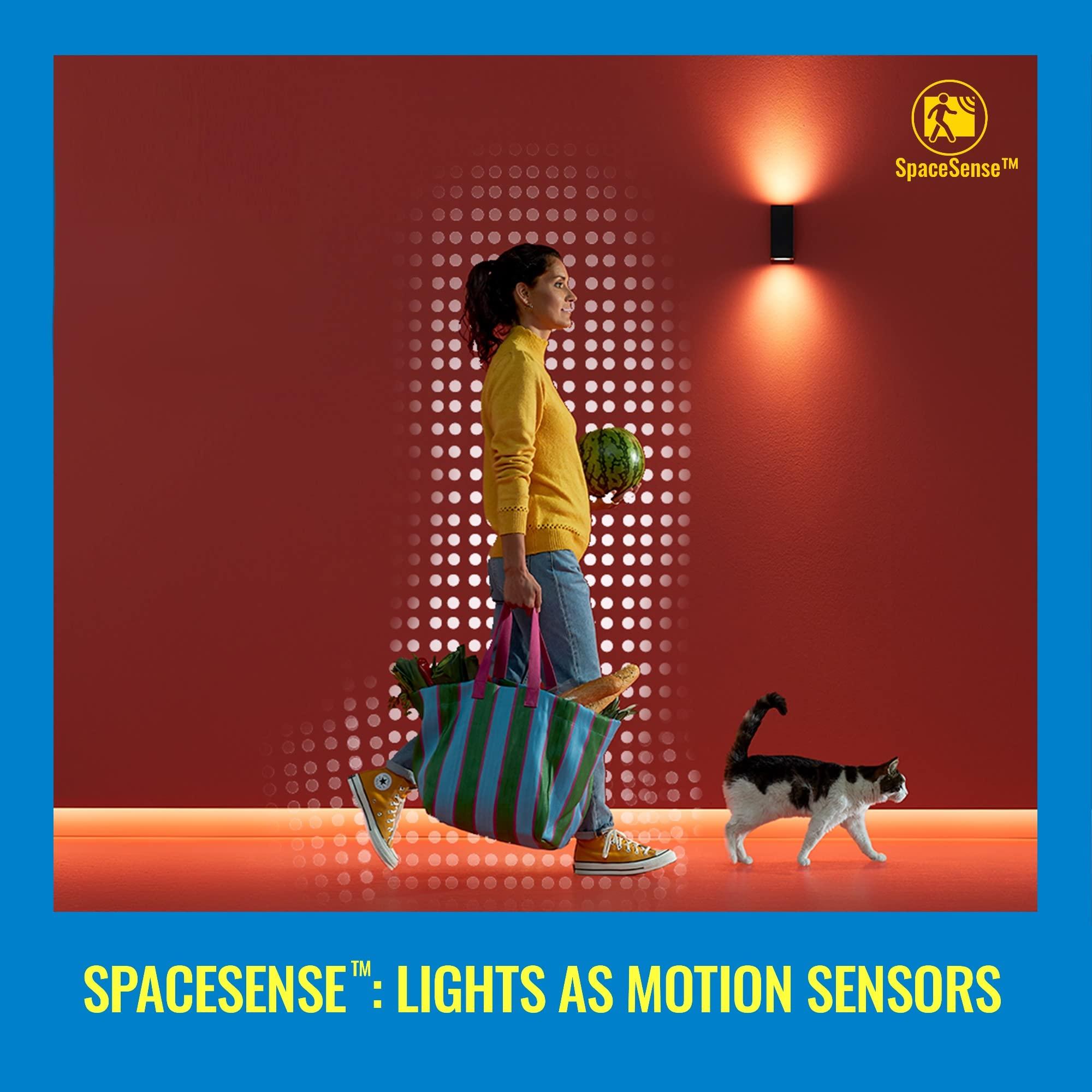 WiZ Connected Bundle of WiZ Indoor Security Camera, 1080p HD Video with Motion Detection and Full-Duplex Audio and WiZ Connected 2-Pack Color 60W A19 Smart WiFi Light Bulb, No Hub Required