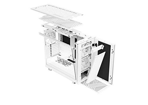 Fractal Design Fractal Design Define 7 White Brushed Aluminum/Steel E-ATX Silent Modular Tempered Glass Window Mid Tower Computer Case