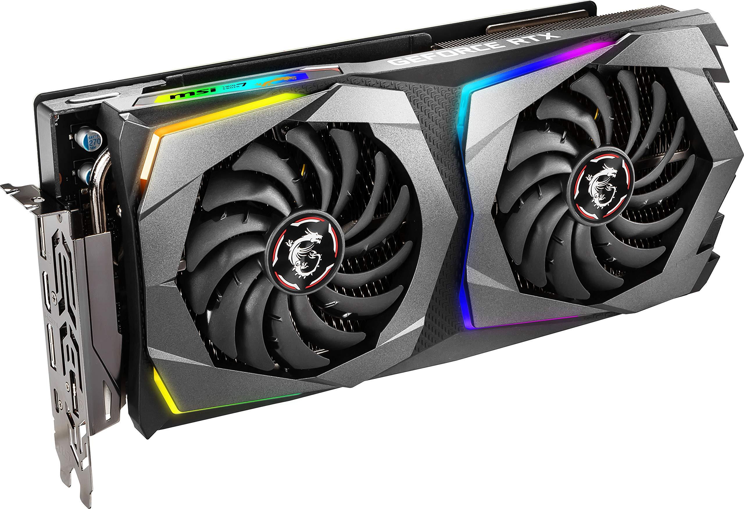 MSI MSI GAMING GeForce RTX 2070 8GB GDRR6 256-bit HDMI/DP/USB Ray Tracing Turing Architecture HDCP Graphics Card (RTX 2070 GAMING Z 8G)