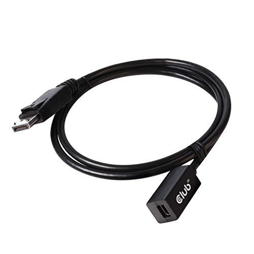 Club 3D Club 3D CAC-1120 Mini DisplayPort to DisplayPort Bi-Directional 1.4/Hbr3 F/M Cable DP 1.4 8K 60Hz 1m - 3.28Ft