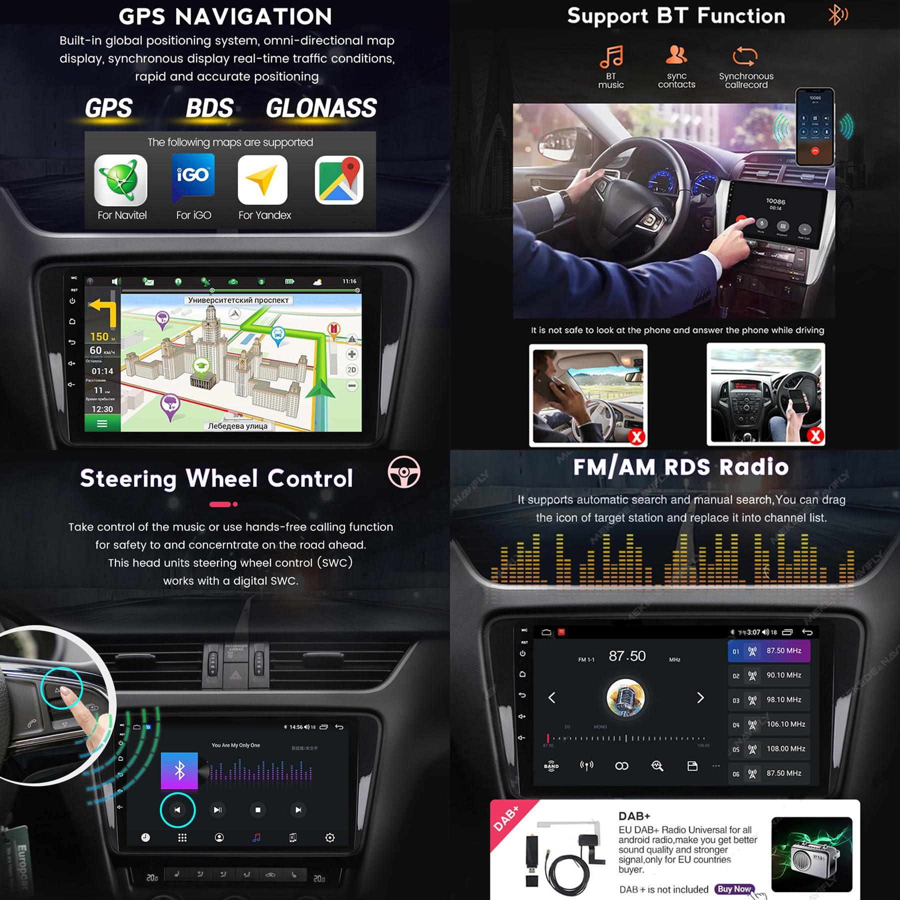 ADMLZQQ ADMLZQQ Android 12 Head Unit 2 Din Car Stereo Sat Nav for Chevrolet Cruze 2012-2015 Radio GPS Navigation 9\'\' MP5 Multimedia Video Player FM Receiver Support 4G SIM 5G Wifi SWC,M300s