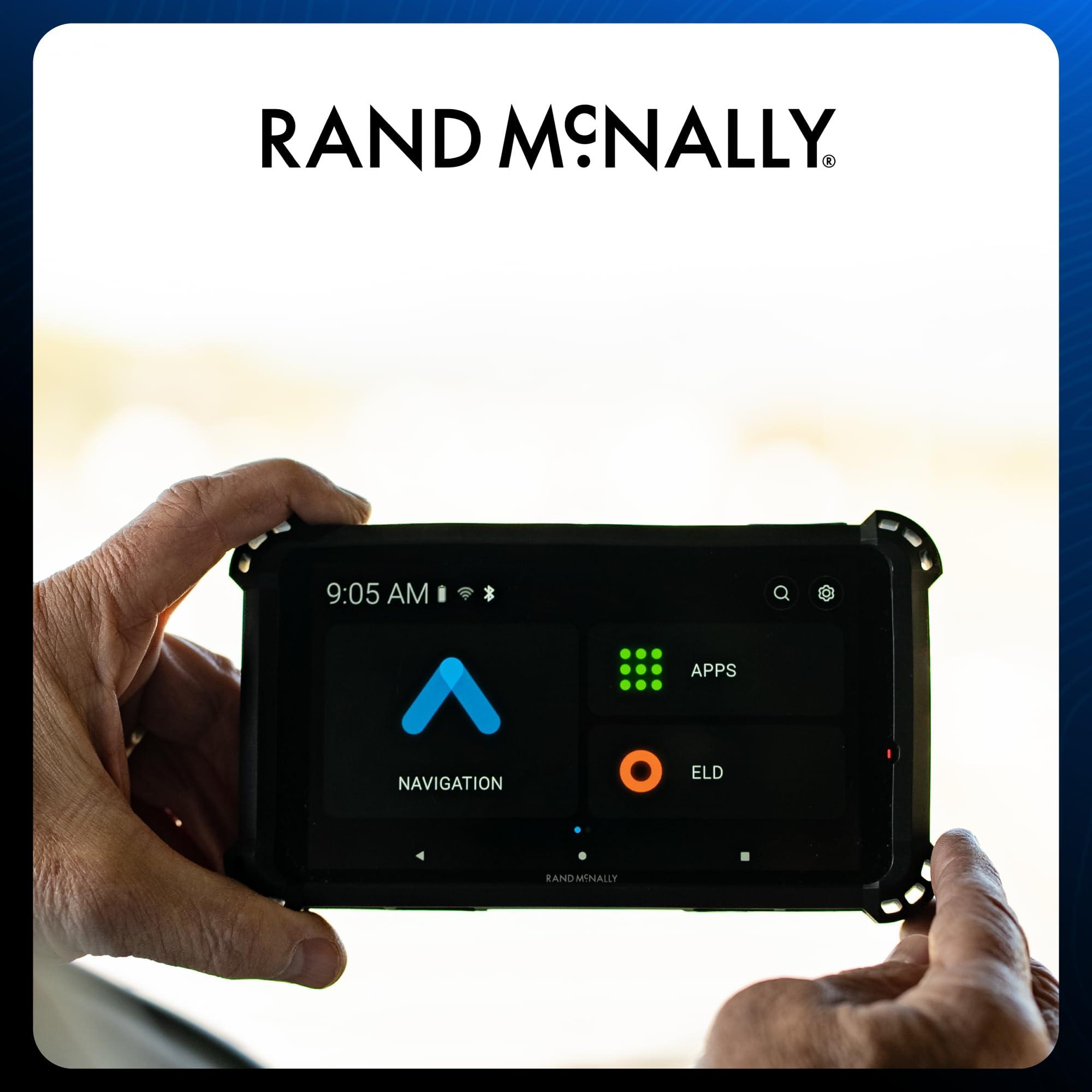 Rand McNally Rand McNally RANDTAB6 6-inch GPS Truck Navigator with Industry's Best Custom Trucking Routes, Rand Navigation 2.0 with 2025 Maps