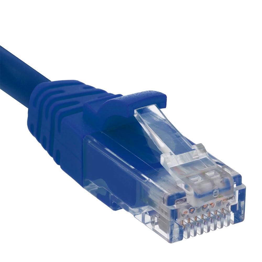 NavePoint NavePoint Ethernet Patch Cable CAT6A, UTP, 24AWG, 5 Ft, 10 Pack, Blue