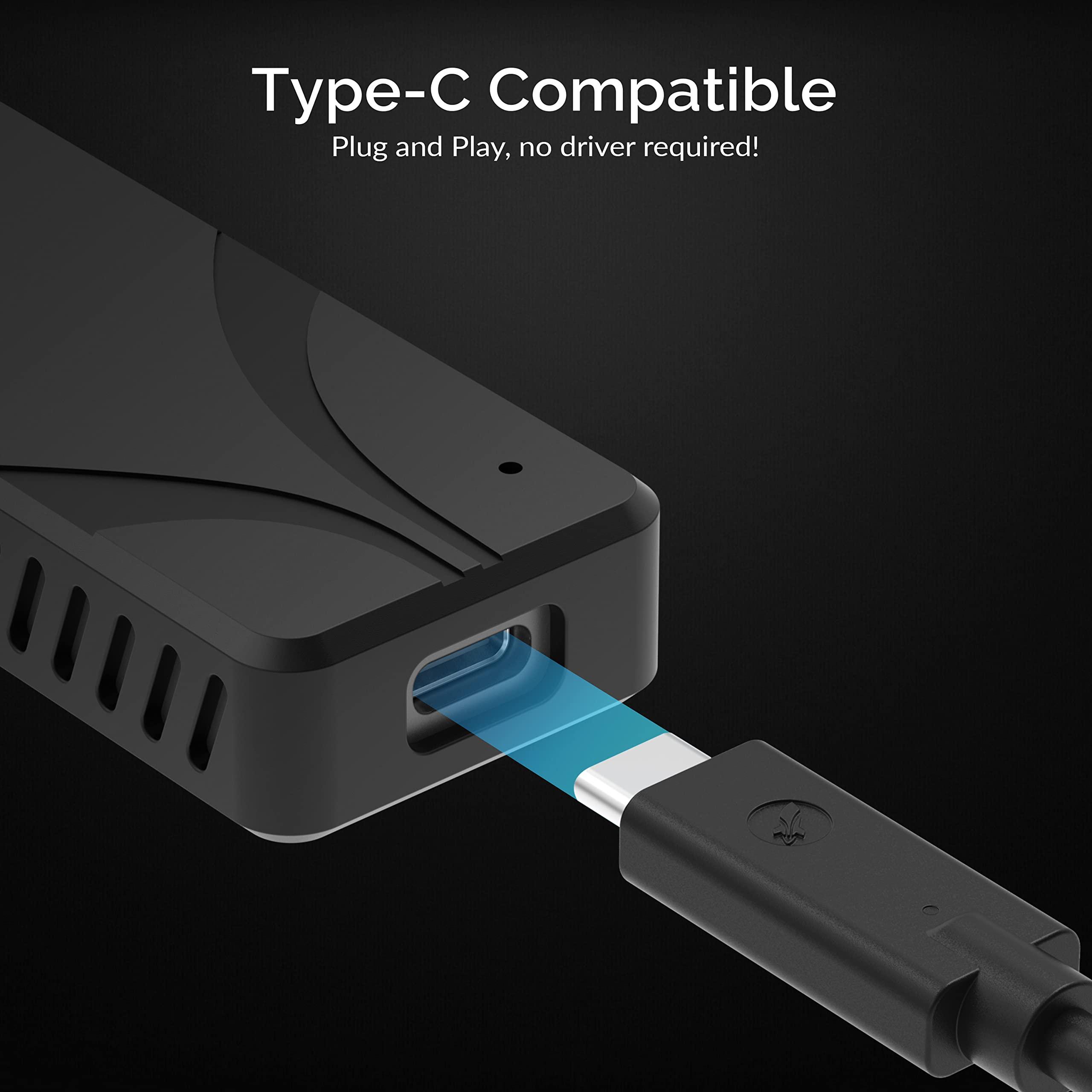 SABRENT SABRENT 2TB External Aluminum SSD, Rocket Nano V2, USB 3.2 Gen 2x2, 1500 MB/s Transfer Speeds [SB-2TB-NAV2]