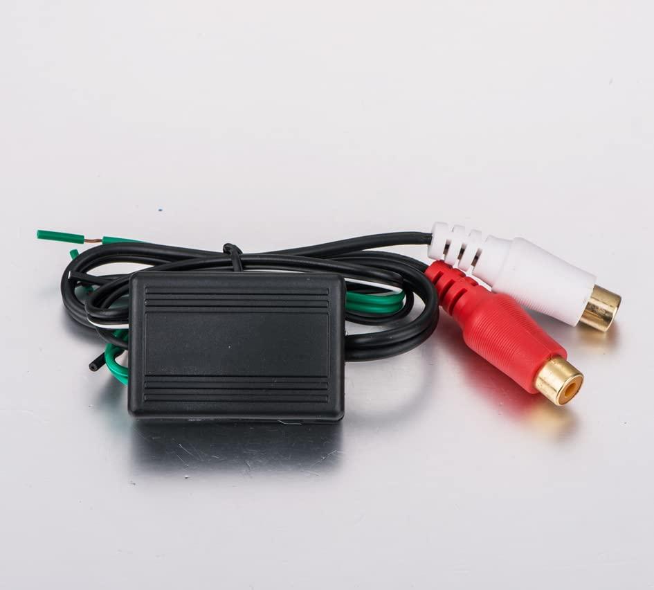 YONGJIANGXIA Car Audio Speaker Wire to RCA Line Output Converter AD-108FM