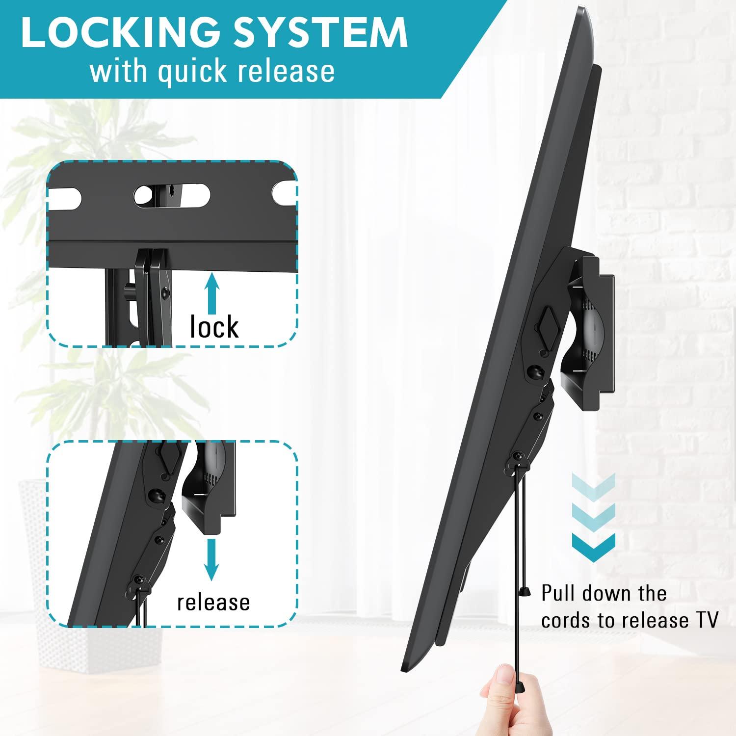 MOUNTUP MOUNTUP Tilting TV Wall Mount and Single Stud TV Wall Mount Bundle