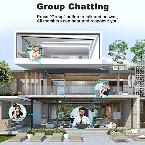 GLCONN Intercoms Wireless for Home - 10 Channel 3 Privacy Code Wireless Intercom System for Home House Business Office - GLCONN 1.1 Mile Range Room to Room Intercom Communication System - 2 Pack