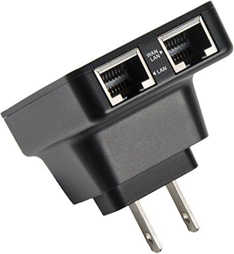 SABRENT Sabrent Wi-Fi Range Extender 300mbps 2.4GHZ 801.11N Multifunction Mini Router / Repeater / Access Point / Client / Bridge - Wall Plug Version (WR-WN300)