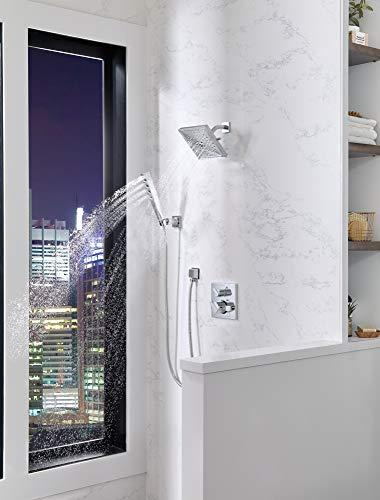 DELTA FAUCET Delta Faucet Ara 17 Series 6-Setting Integrated Diverter Valve Trim Kit, Chrome Diverter Valve Trim Kit, Shower Trim Kit, Chrome T27967 (Valve Not Included)