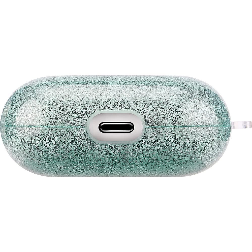 ZERODAMAGE SAHARA CASE SaharaCase Sparkle Series Case for Apple AirPods 3 (2021 3rd Generation) [Rugged] Full Body Protection Antislip Grip Slim with Keychain (Blue/Green)