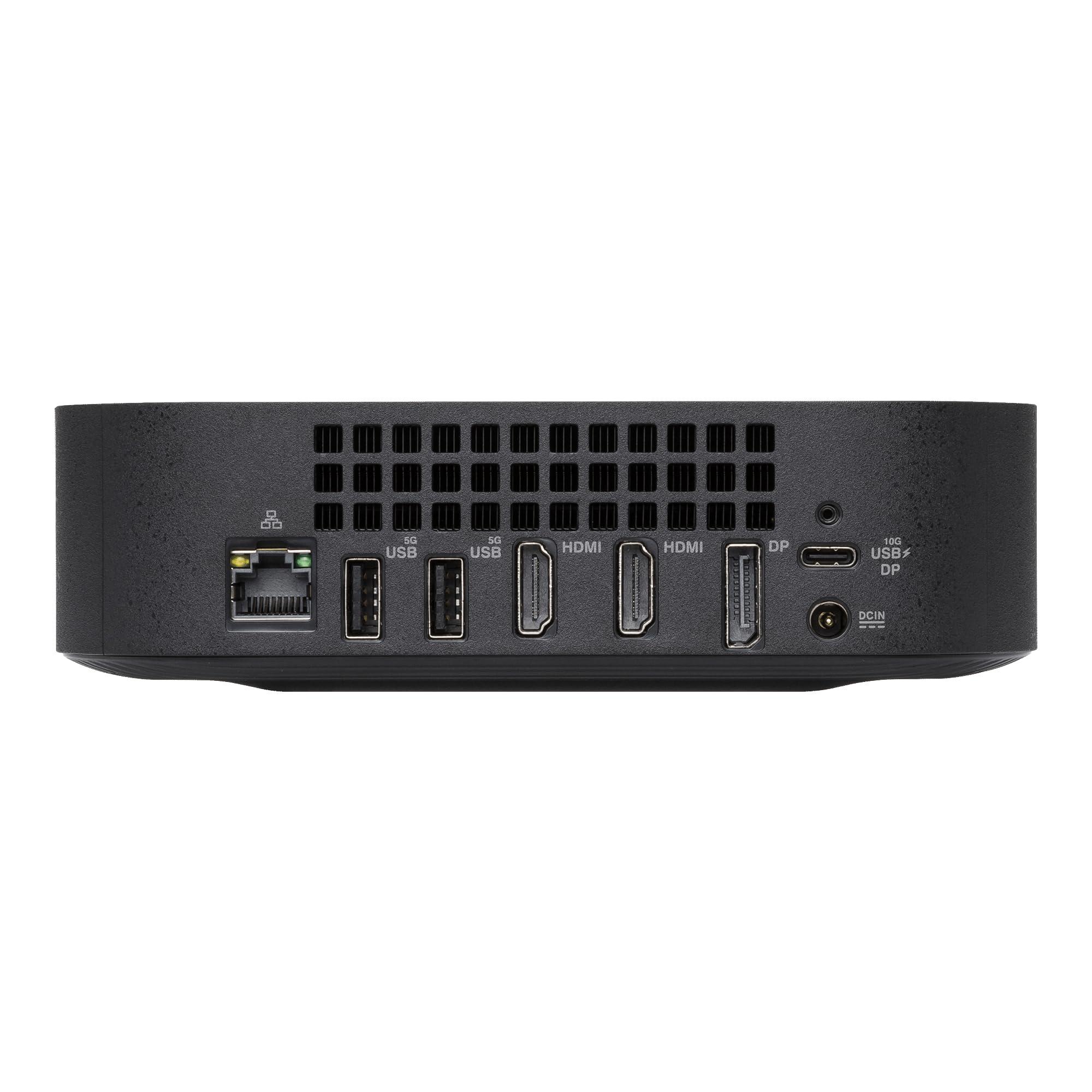 ASUS ASUS Chromebox 5a with Intel Celeron 7305 Processor, 4GB DDR4 RAM, 128GB M.2 PCIe G4x4 NVMe SSD, Quad-Display, Wi-Fi 6E & Bluetooth, Gb LAN, USB-C, Chrome OS, VESA Mount