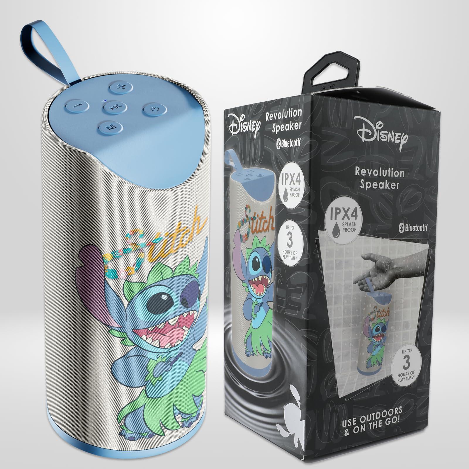 iJoy iJoy Stitch Speaker - Disney Lilo and Stitch Bluetooth Speaker, Splashproof, 3H Playtime, SD Slot/FM Radio, Stitch Hula Dancing, Portable Gift for Girls/Women/Men/Fans