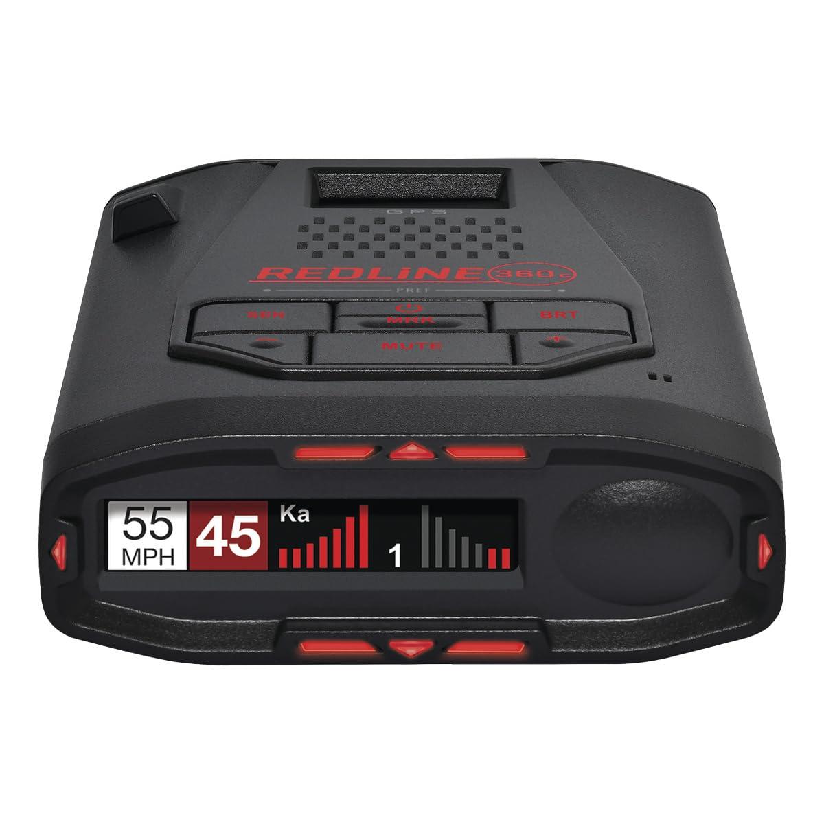 Escort Escort Redline 360c Laser Radar Detector Extreme Range, AI Assisted Filtering, Rapid Response Times, 360 Degree Directional Awareness, Built-in WiFi, GPS Based, Escort Live App