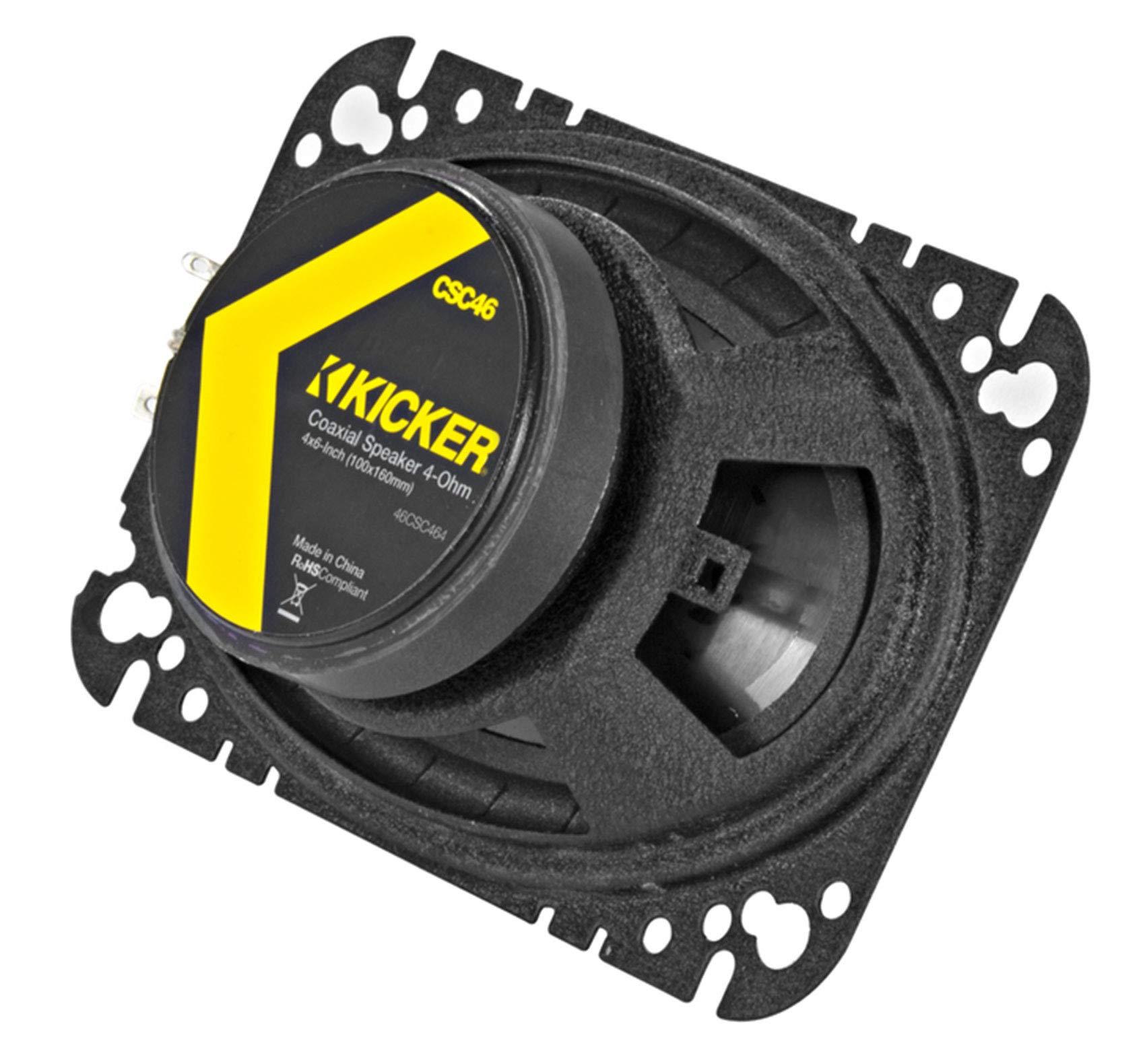 KICKER KICKER 2 46CSC6934 6x9 450w Car Audio Speakers+2 46CSC464 4x6 150w Speakers