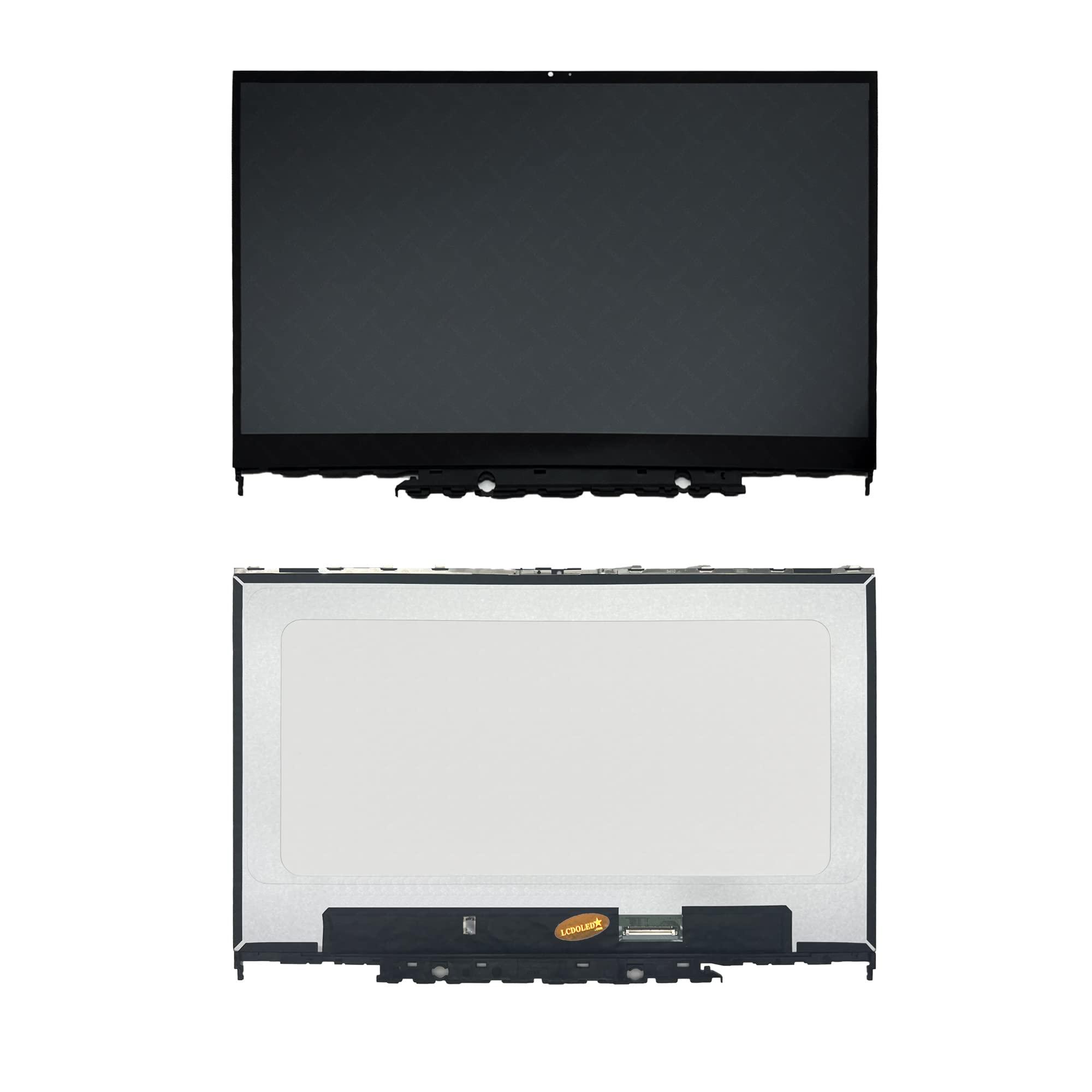 LCDOLED LCDOLED Replacement for Dell Inspiron 14 7415 2-in-1 P147G P147G001 14.0 inches FullHD 1920x1080 IPS LED LCD Display Touch Screen Digitizer Assembly Bezel with Touch Control Board 40Pin