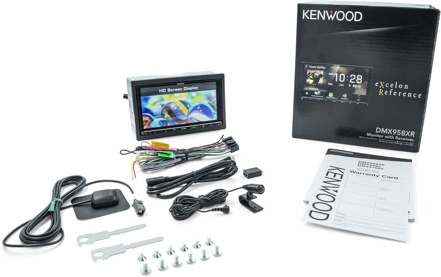Kenwood KENWOOD DMX958XR EXCELON Reference 6.8\" Full HD Capacitive Touchscreen Car Stereo Receiver | Plus KENWOOD CMOS-230LP Universal Backup Camera