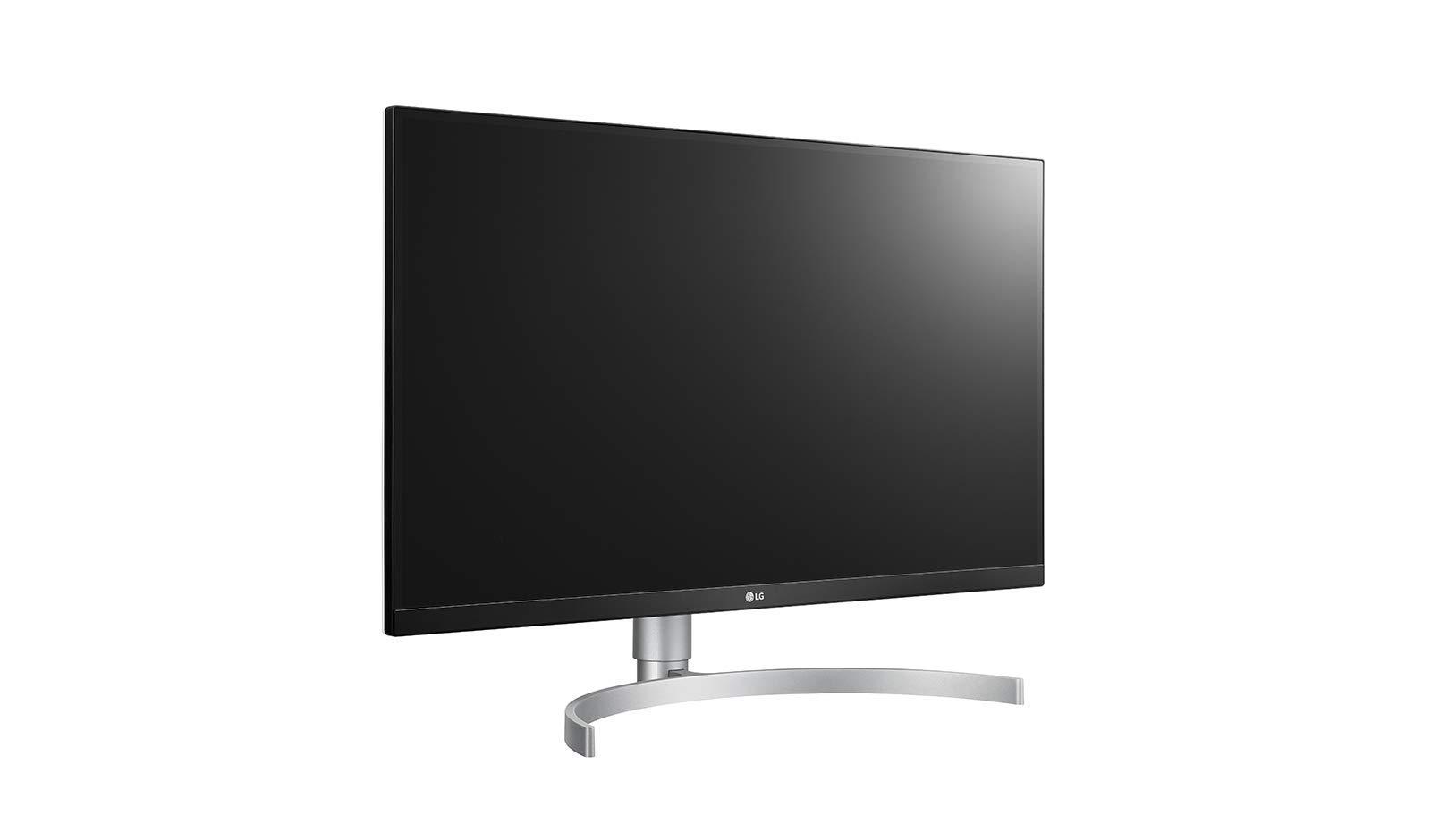 LG LG 27UN850-W 27" 4K (3840x2160) 144Hz 5ms IPS FreeSync Monitor, Silver (Renewed)