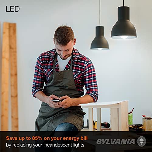 LEDVANCE SYLVANIA LED Light Bulb, 60W Equivalent A19, Efficient 8.5W, GU24 Bi-Pin Base, Frosted Finish, 800 Lumens, Daylight - 1 Pack (78107)