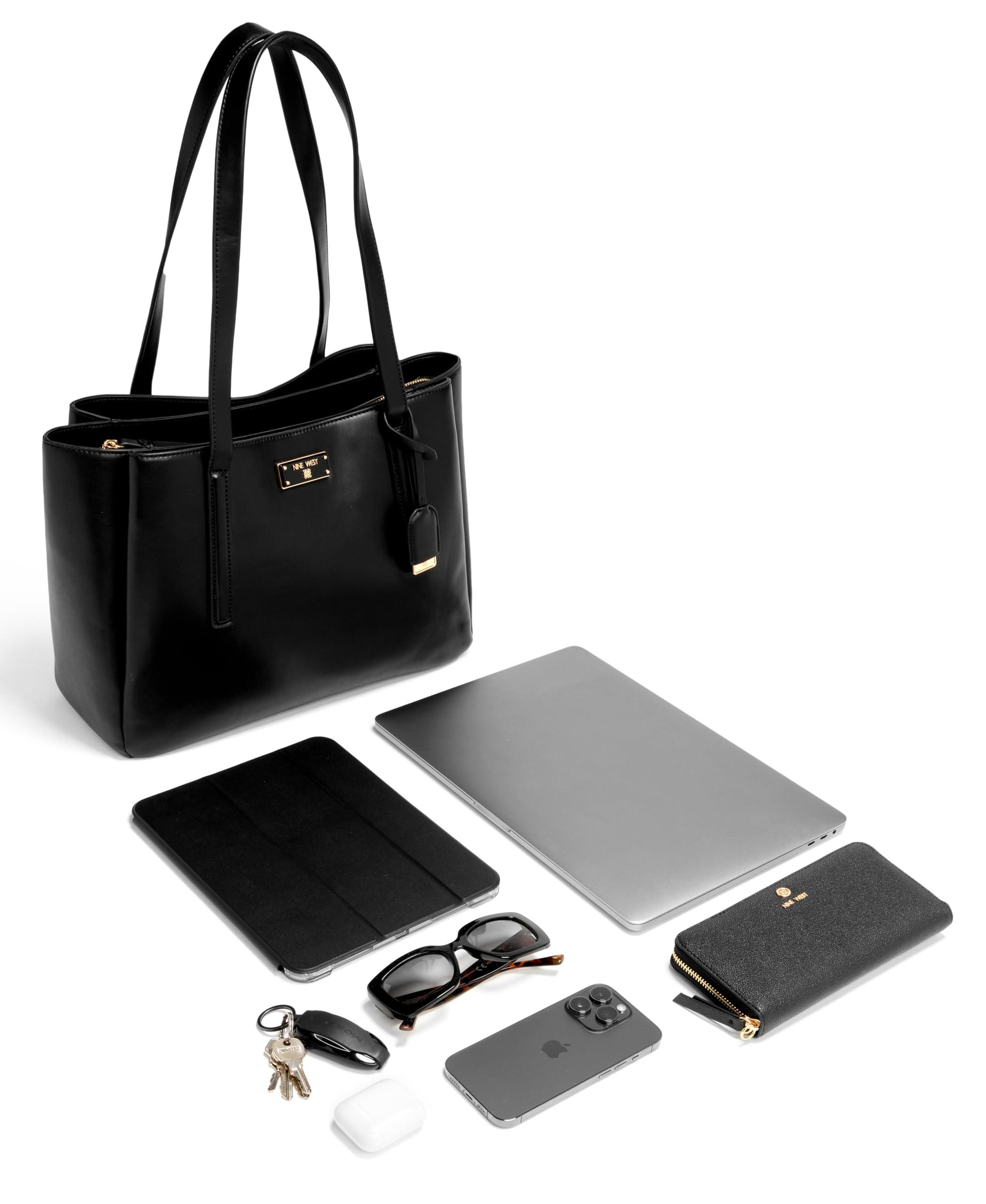 Nine West Nine West Leonel Laptop Tote, Black