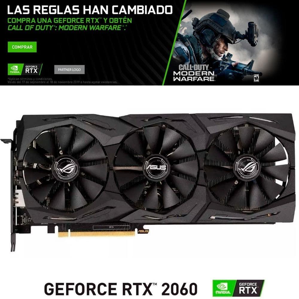 ASUS ASUS ROG STRIX GeForce RTX 2060 Overclocked 6G GDDR6 HDMI DP 1.4 Gaming Graphics Card (ROG-STRIX-RTX-2060-O6G)