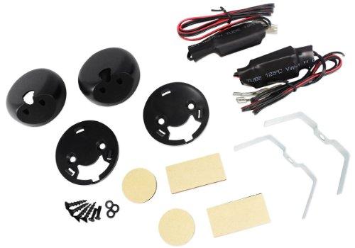 Rockville Pair Rockville RT6 240 Watt Car 1" Silk Dome Neo Swivel Tweeters+Crossovers , Black