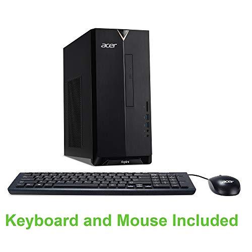 acer Acer Aspire TC-390-UA91 Desktop, AMD Ryzen 3 3200G Quad-Core Processor, AMD Radeon Vega 8 Graphics, 8GB DDR4, 512GB NVMe M.2 SSD, 8X DVD, Wi-Fi 5, Windows 10 Home