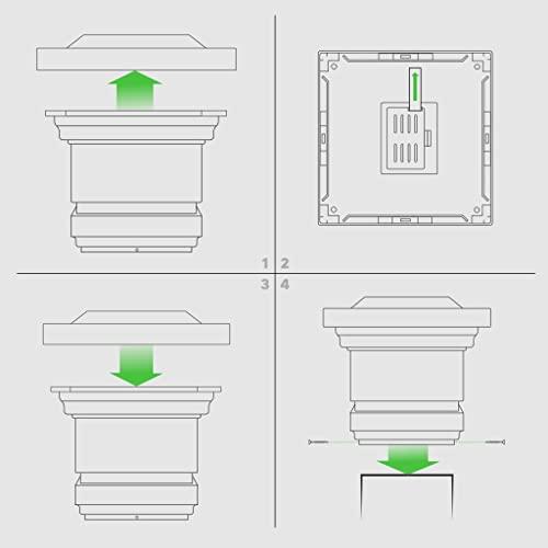 Classy Caps Classy Caps SL074W PVC Solar Post Cap, 4" x 4", White