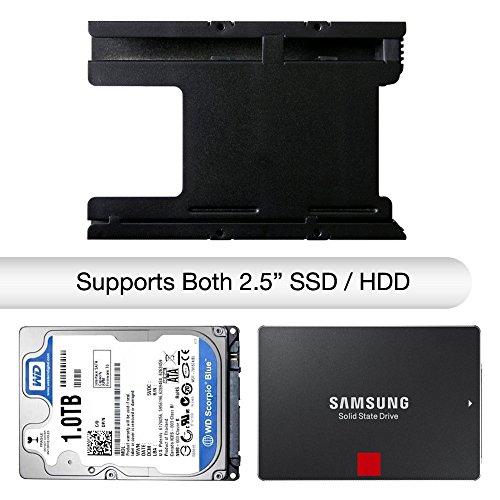 ICY DOCK ICY DOCK Tool-Less 2 Bay 2.5 Inch SSD to 3.5 Inch Dual Internal Hard Disk Drive Metal SSD Mounting Bracket | EZ-Fit PRO MB082SP