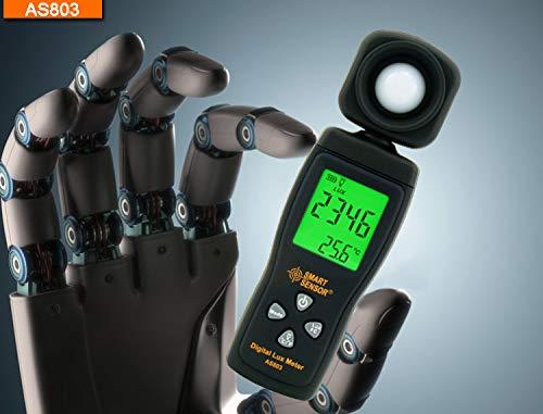 SMART SENSOR Lux Light Meter for Photography Grow Plants Led Photometer Lighting Intensity Brightness Measurement Pocket Digital Photo Illuminance Sensor