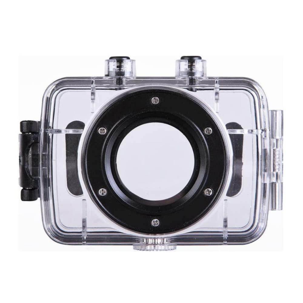 Vivitar Vivitar DVR781HD HD Action Cam with LCD Rear Screen and Waterproof Case (Black) Bundle with 50-In-1 Action Camera Accessory Kit (Compatible with GoPro) and 32GB MicroSD Card Bundle (3 Items)