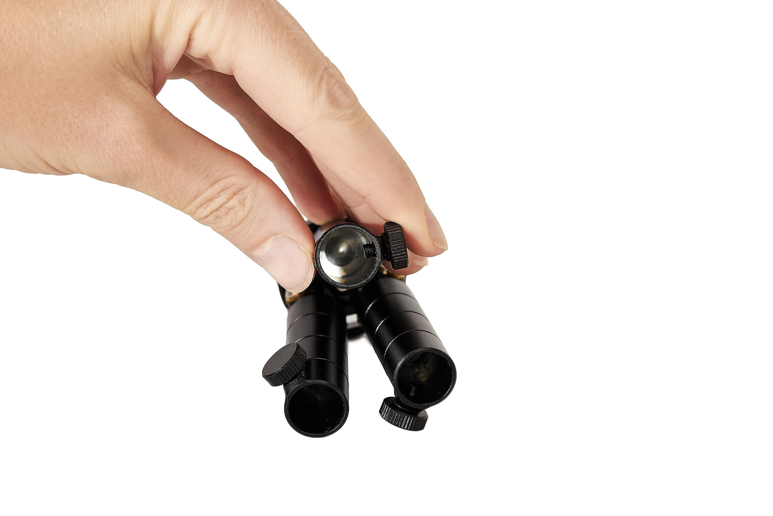 ULTRALIGHT Ultralight 2.3oz/67g Trekking Pole Tripod Adapter Only - The Stool ULTripod Aluminum - Turn Trekking Poles or Branches into Camera Tripod - The Lightest Tripod for Hiking and Speed Guaranteed