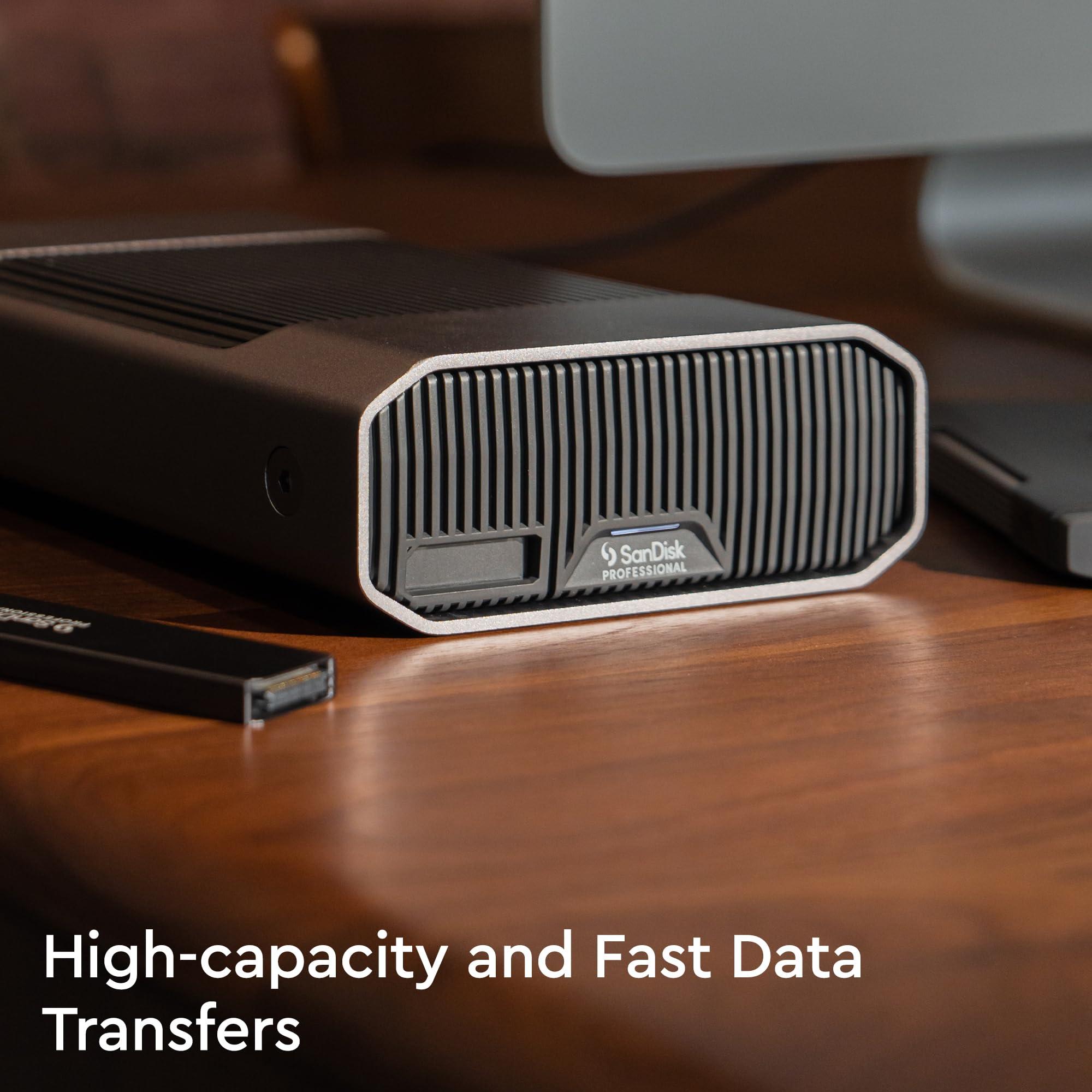 SanDisk Professional SanDisk Professional 6TB G-Drive Project - External HDD, Thunderbolt 3, USB (10Gbps), 7200RPM Ultrastar Hard Drive, Up to 250MB/s Read - SDPHG1H-006T-NBAAD