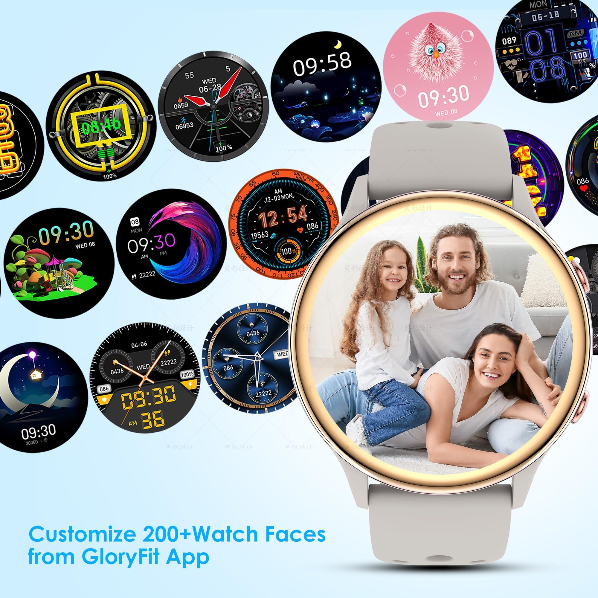 KEEPONFIT KEEPONFIT Smart Watches for Women, Fitness Tracker with Heart Rate & SpO2 Monitor, IP67 Waterproof Activity Tracker for Men & Women, Smart Sports Watch for Android & iOS (Purple)