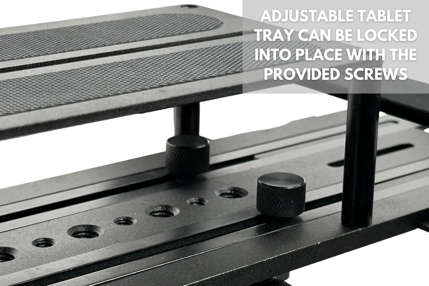 Glide Gear Glide Gear TMP100 Adjustable iPad/ Tablet/ Smartphone Teleprompter Beam Splitter 70/30 Glass w/ Carry Case No Plastic All Metal / No Assembly Required