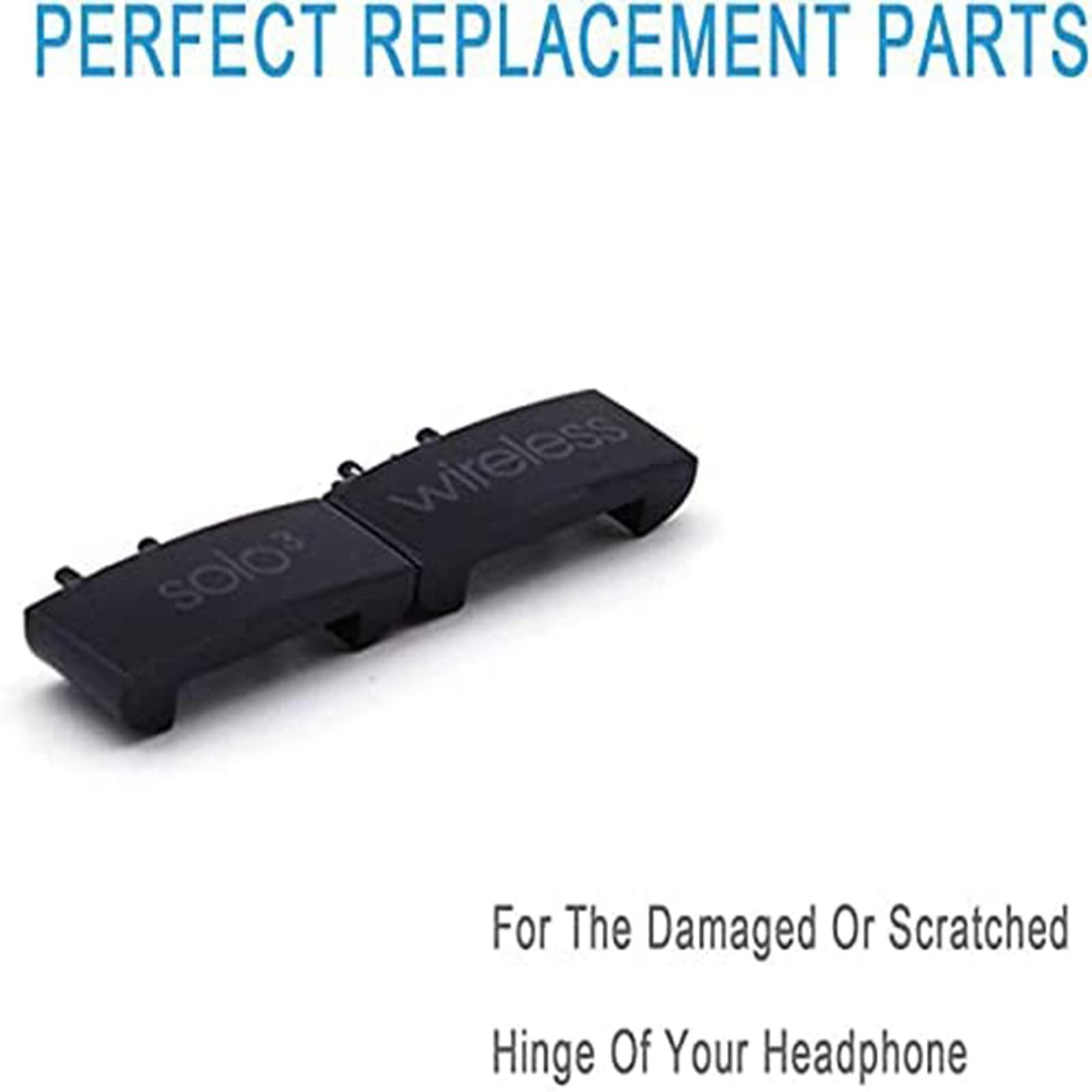 Adhiper Replacement Headband Hinge Clip Cover + Pin Repair Parts Kits Set Accessories Compatible with Solo3 Wireless Solo2 Wireless Over-Ear Headphones (Black)